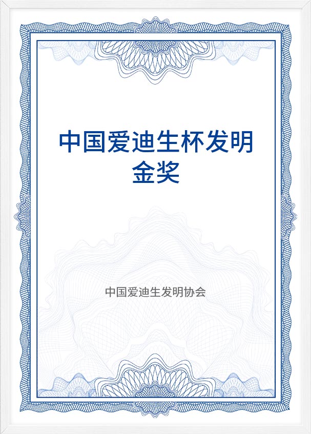 中国爱迪生杯发明金奖